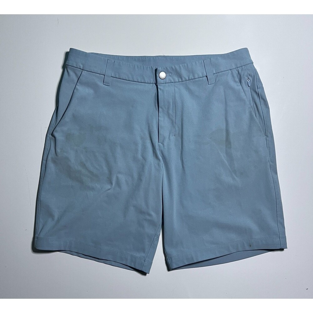Lululemon Shorts Mens 33 Blue Gray Commission ABC Golf Casual Stretch Chino